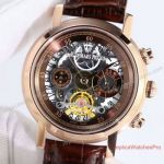 Replica Audemars Piguet Jules Chronograph watch Leather band